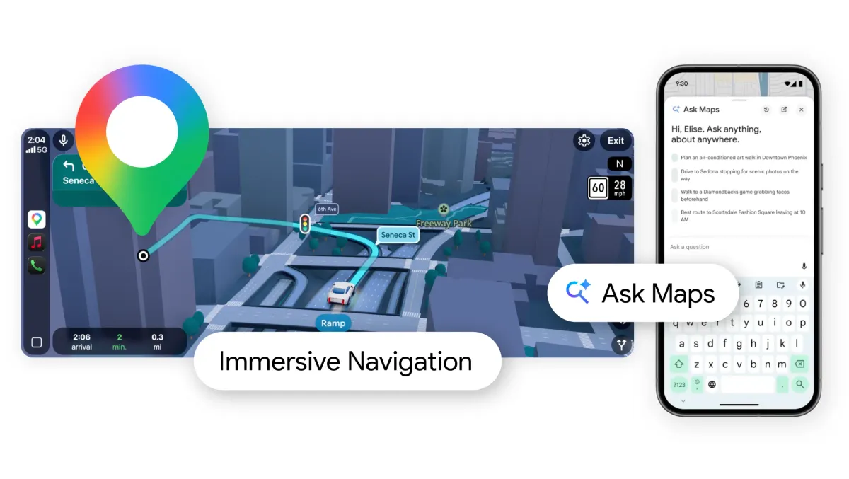 Google adds Gemini to Google Maps